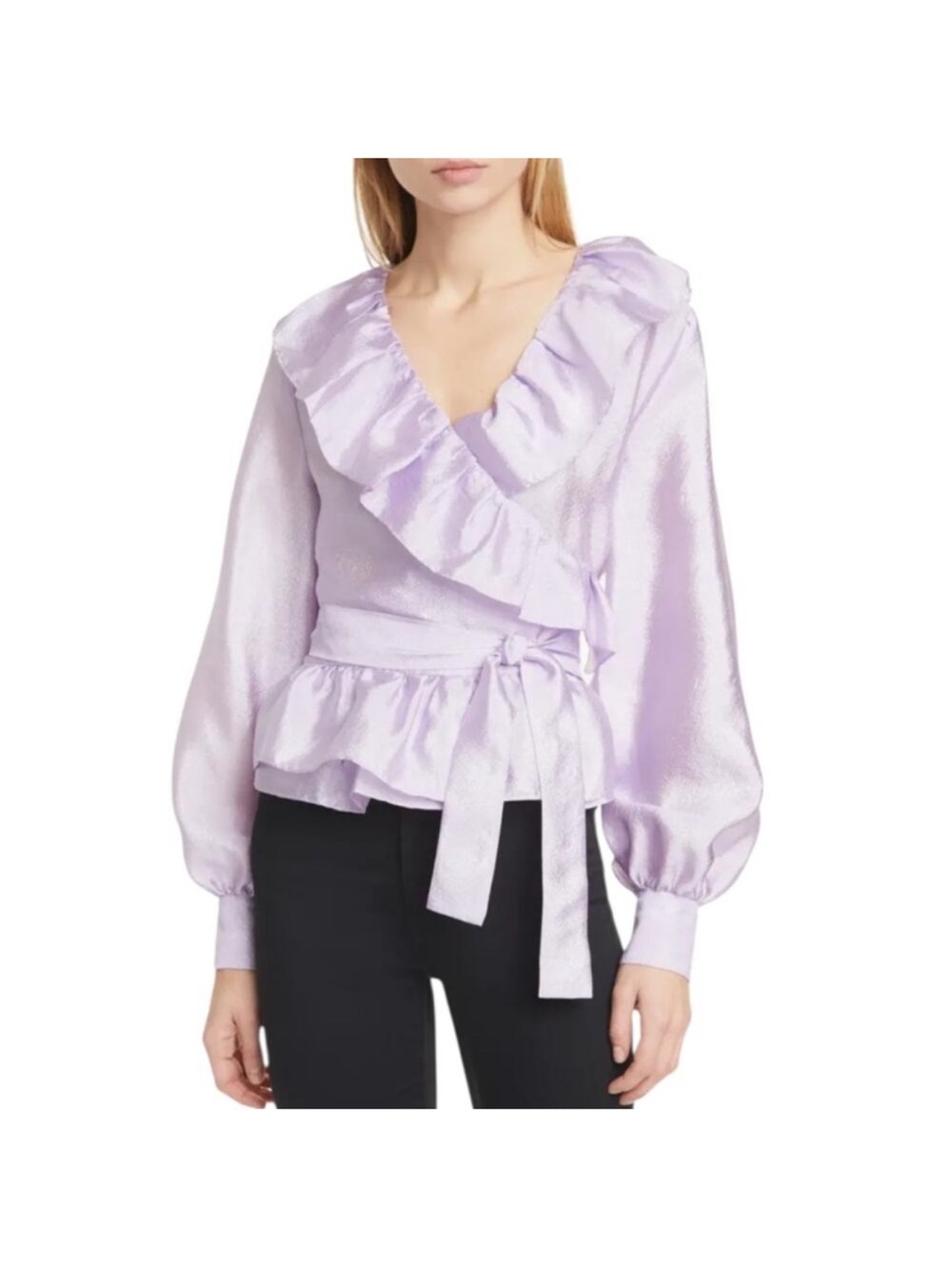Stine Goya Wrap Ruffle Top - Picture 4 of 8